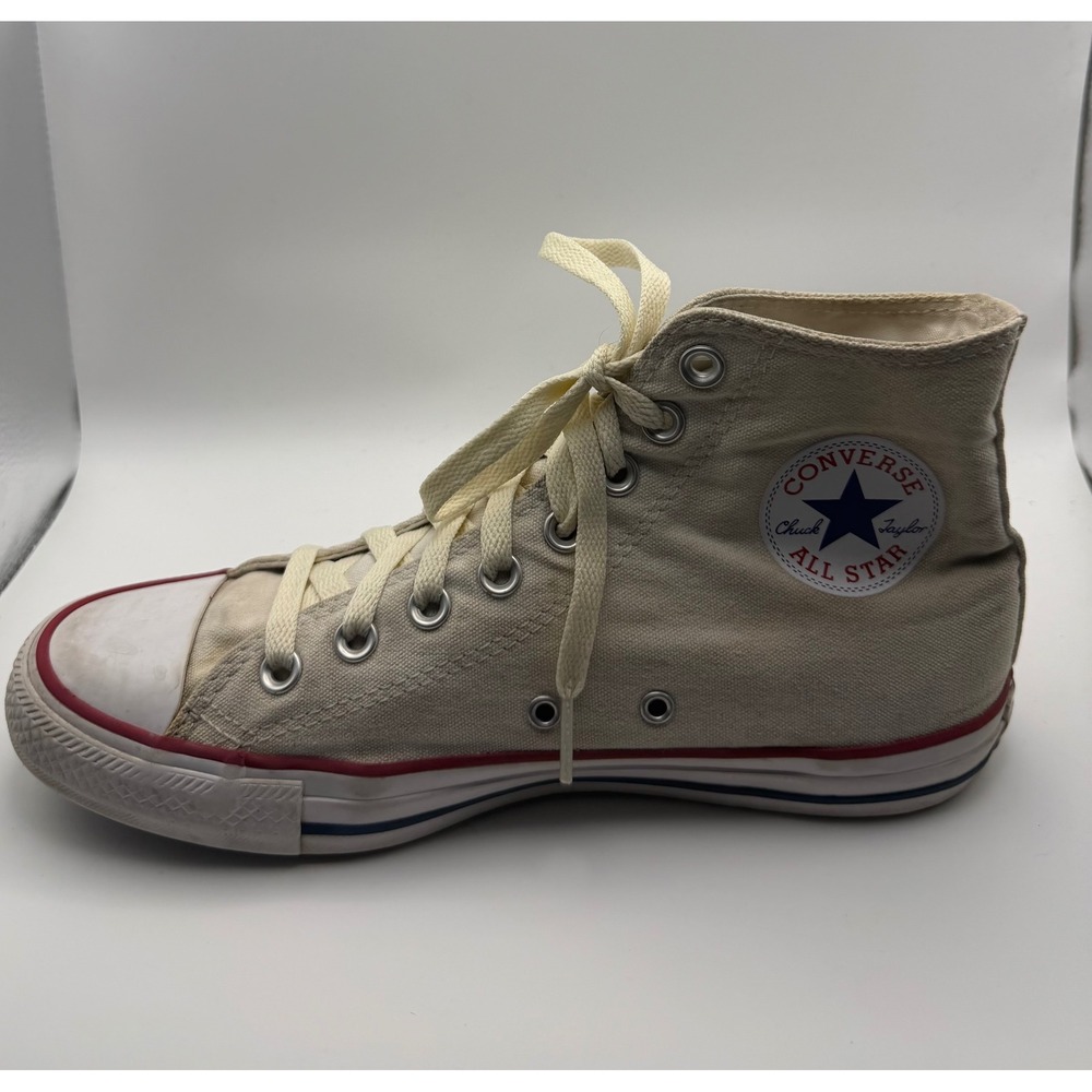 Converse Chuck Taylor High Top Women 9 Off White Good Canvas Sneakers W7650
